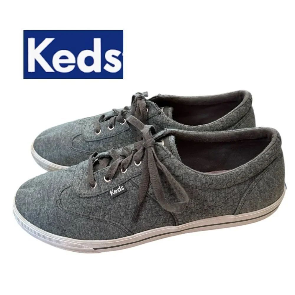 Keds Women's Courty Core Gray Canvas Sneakers 10